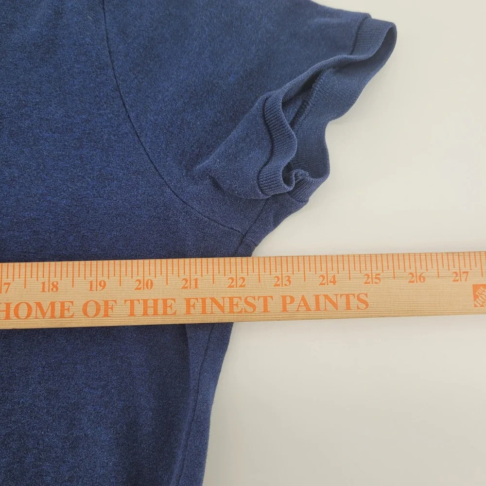 Polo Ralph Lauren Polo Shirt XL Blue Custom‎ Slim Fit Cotton Short Sleeve Mens